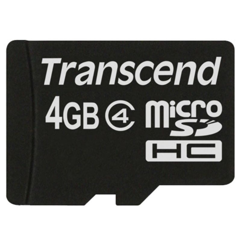 Transcend TS4GUSDC4 4GB Classe 4 MLC NAND Noir - Carte microSD - Ítem