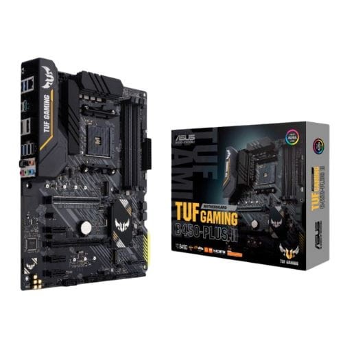 ASUS TUF GAMING B450-PLUS II AMD Ryzen™ 3 Socket AM4 128GB ATX Noir - Carte mère - Ítem