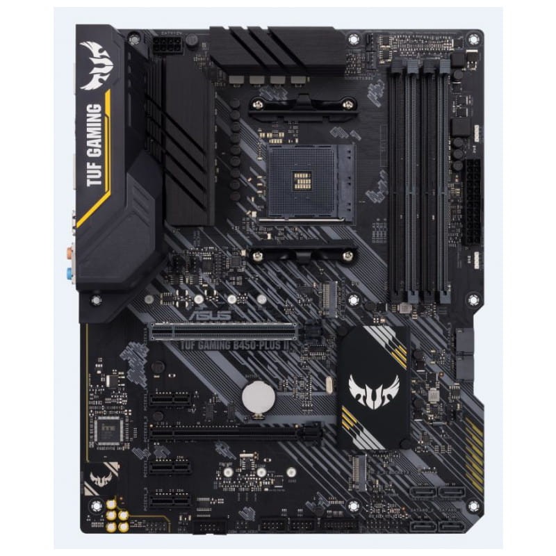 ASUS TUF GAMING B450-PLUS II AMD Ryzen™ 3 Socket AM4 128GB ATX Noir - Carte mère - Ítem1