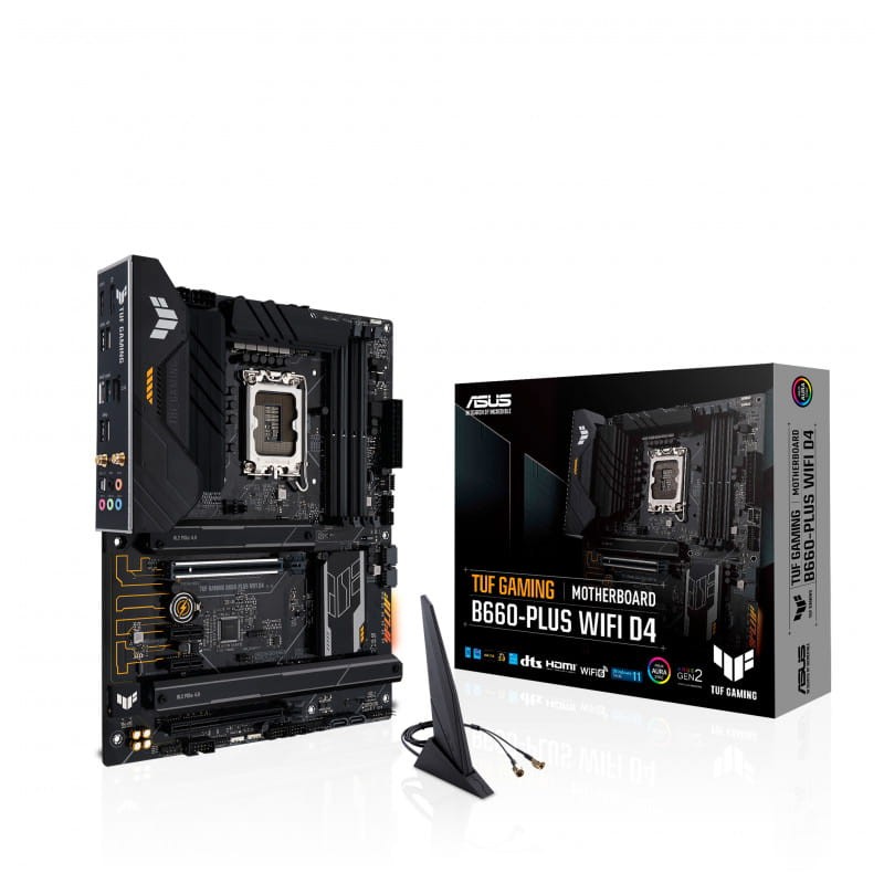 ASUS TUF GAMING B660-PLUS WIFI D4 Intel LGA 1700 128GB ATX Negro - Placa base - Ítem