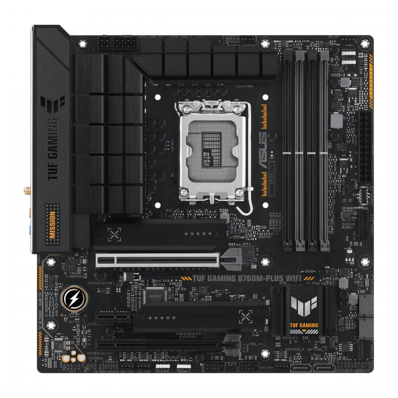 ASUS TUF Gaming B760M-Plus WIFI LGA 1700 micro ATX Ethernet 2.5 Gigabit – Placa base - Ítem