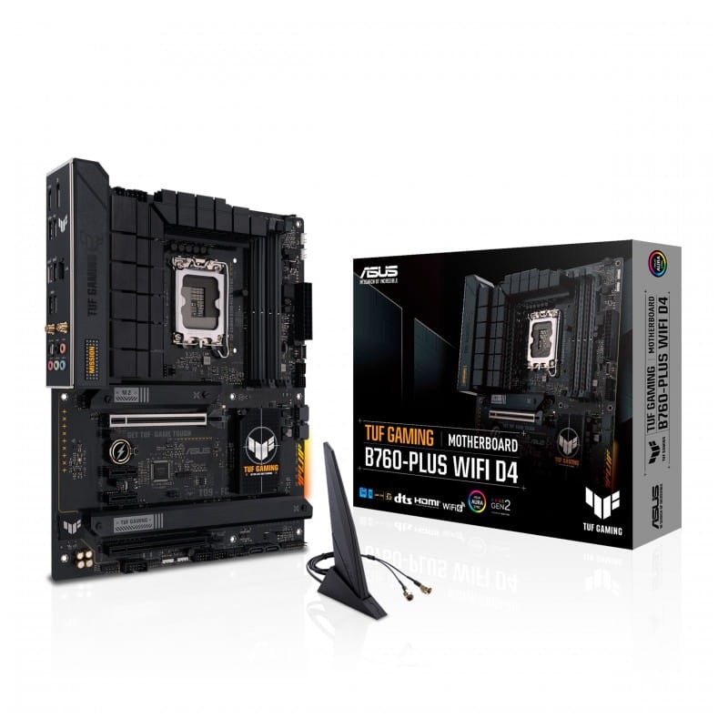 ASUS TUF GAMING B760-PLUS WIFI D4 LGA 1700 ATX Ethernet 2.5 Gigabit - Carte mère - Ítem