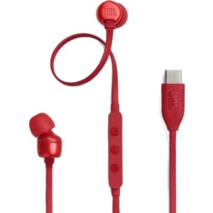 JBL Tune 310C USB-C Rouge - Écouteurs In-Ear