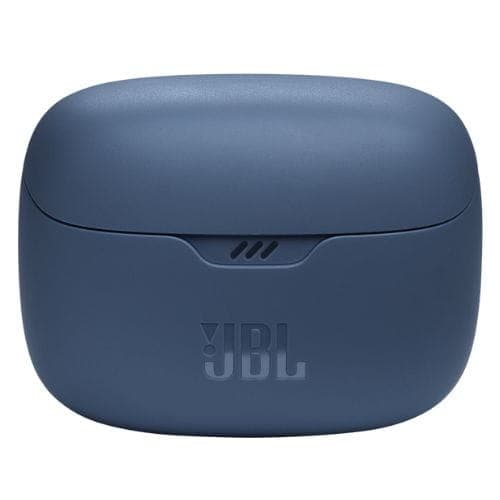 JBL Tune Beam Blue - Casque Bluetooth image avant de l'étui de chargement