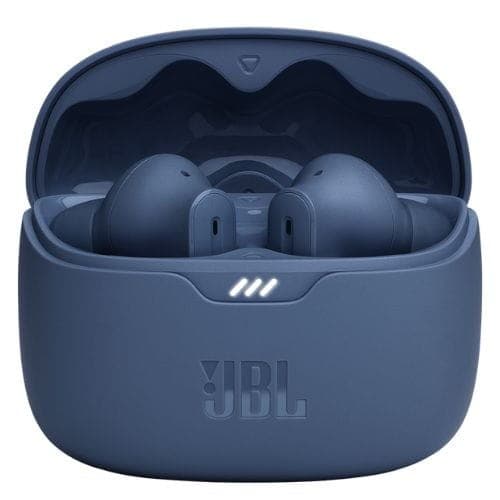 JBL Tune Beam Blue - Casque Bluetooth avec étui de chargement