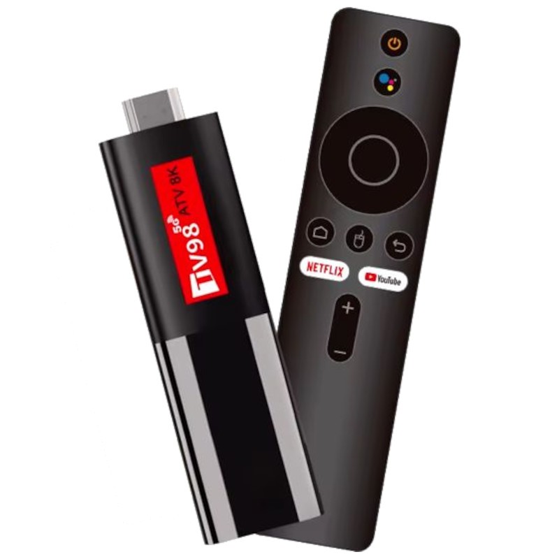 TV98 ATV Mini 8K H618 2 Go/16 Go Double Wifi Android 14 Noir - Android TV - Ítem
