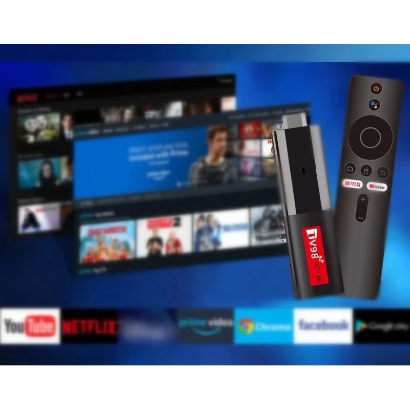 TV98 ATV Mini 8K H618 2 Go/16 Go Double Wifi Android 14 Noir - Android TV - Ítem4