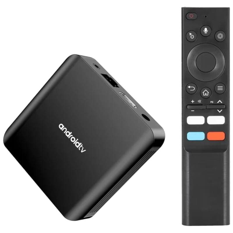 Frontal de TV98 ATV PLUS 8K H313 2GB/16GB Dual Wifi Android 14 Preto - Android TV
