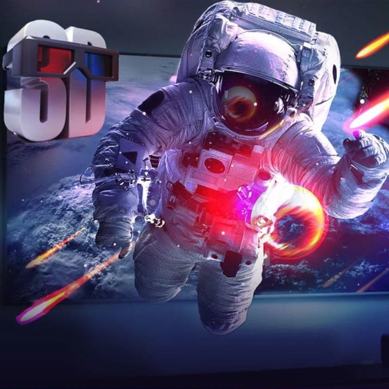3D de TV98 ATV PLUS 8K H313 2GB/16GB Dual Wifi Android 14 Preto - Android TV