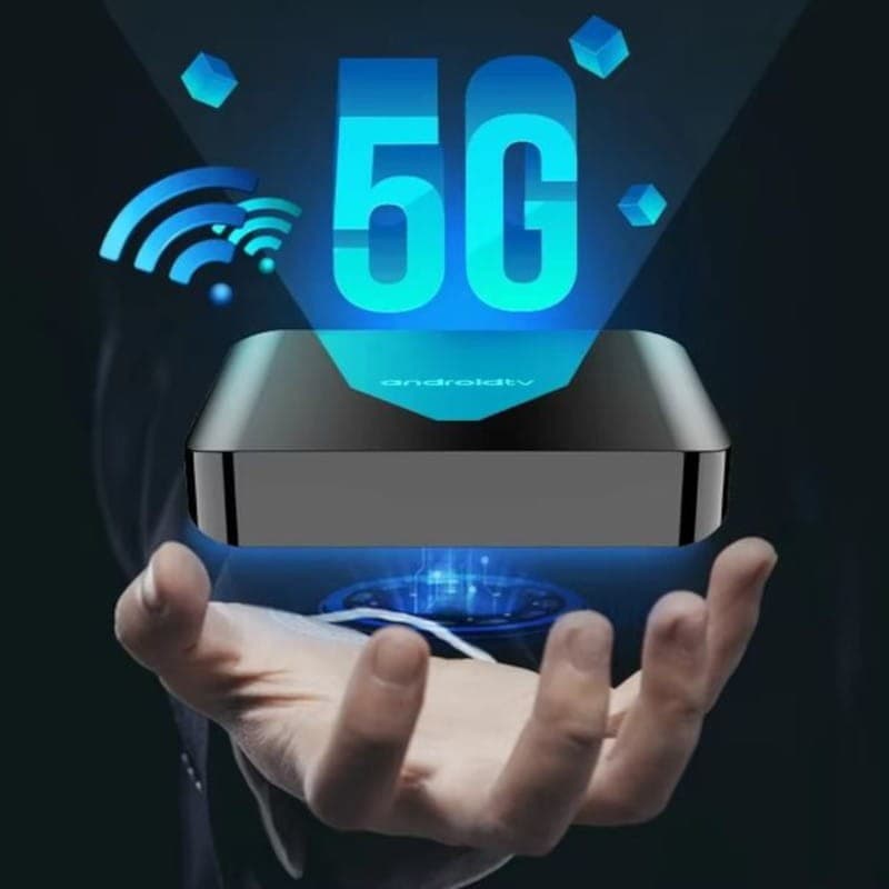 WiFi de TV98 ATV PLUS 8K H313 2GB/16GB Dual Wifi Android 14 Preto - Android TV