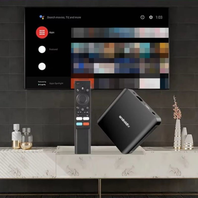 TV98 ATV PLUS 8K H313 1GB/8GB Dual Wifi Android 14 Preto - Android TV - Item7