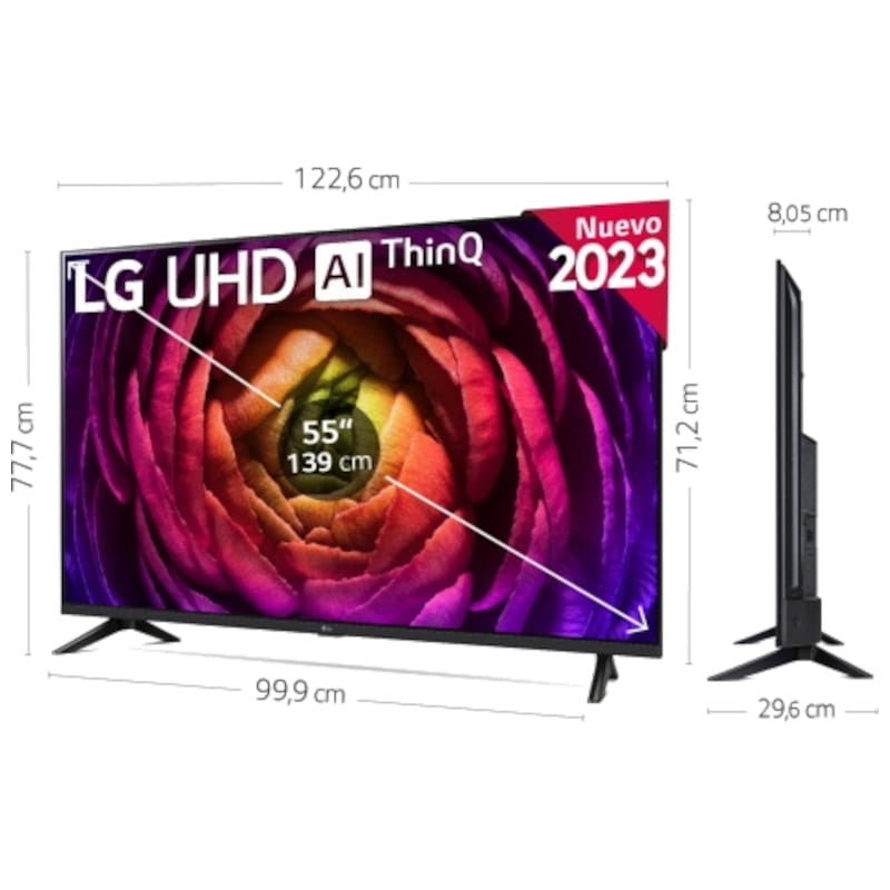 LG 55UR73006LA LED 55 4K UHD Smart TV Negro – Televisor - Ítem5