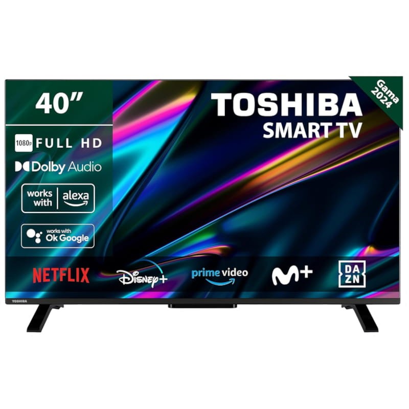 Toshiba 40LV2E63DG 40 Full HD Smart TV Noir - Télévision