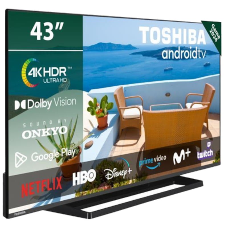 TV TOSHIBA 43UA3E63DG: 43 polegadas Resolução 4K -MicroDimming