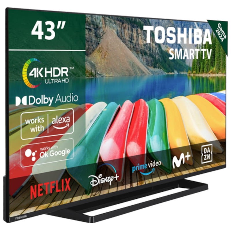 TV TOSHIBA 43UV3363DG 43 UHD Smart TV Negro - Televisor - Ítem1
