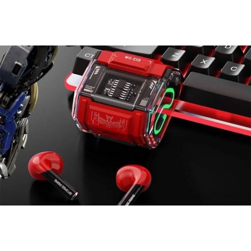 TWS Transformers TF-T02 Bluetooth Vermelho - Auscultadores sem fios - Item4