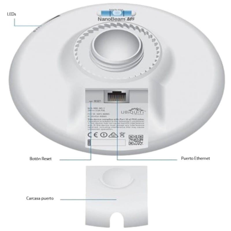 Ubiquiti NBE-M5-16 Nanobeam 16Dbi - Ítem3