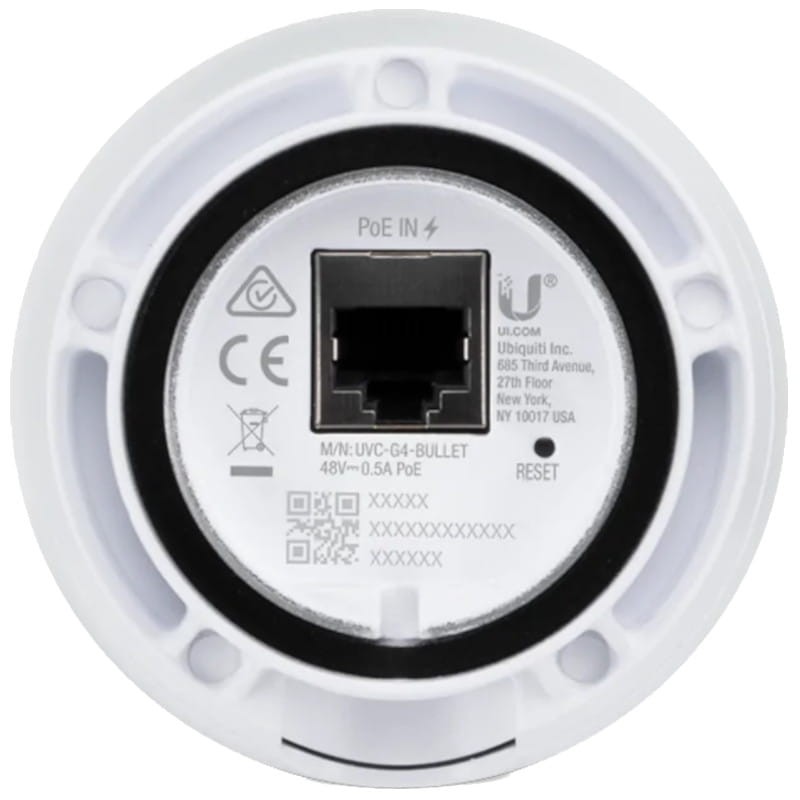Pacote com 3 Câmeras de Segurança Ubiquiti Networks UniFi Protect G4-Bullet 2K Microfone Branco - Item4