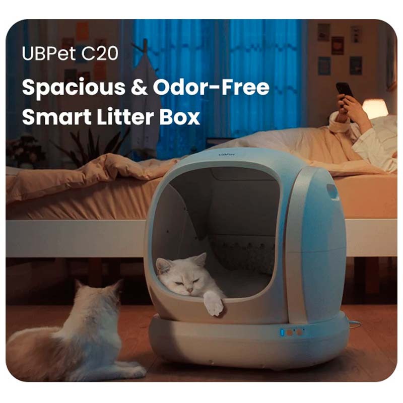 UBPet UCAT C20 - Caixa de Areia Automática com Abertura Ampla - Item8