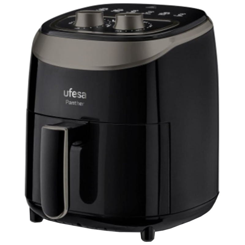 Freidora de Aire Sin Aceite Ufesa Panther 1200W 3.5L Negro - Ítem