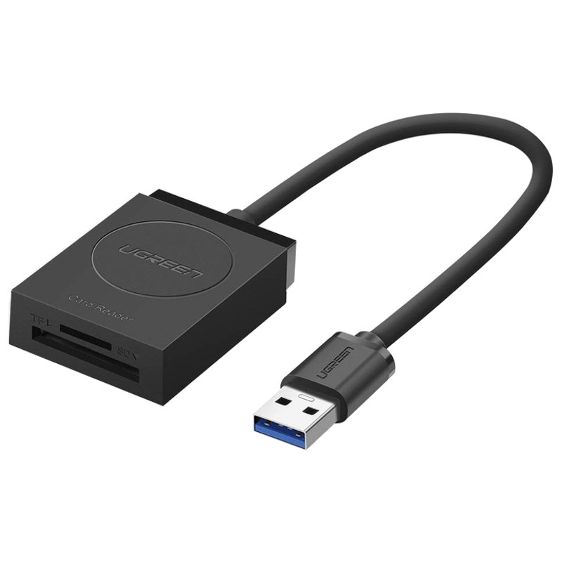 Ugreen CR127 Leitor de Cartões 2 em 1 USB 3.0
