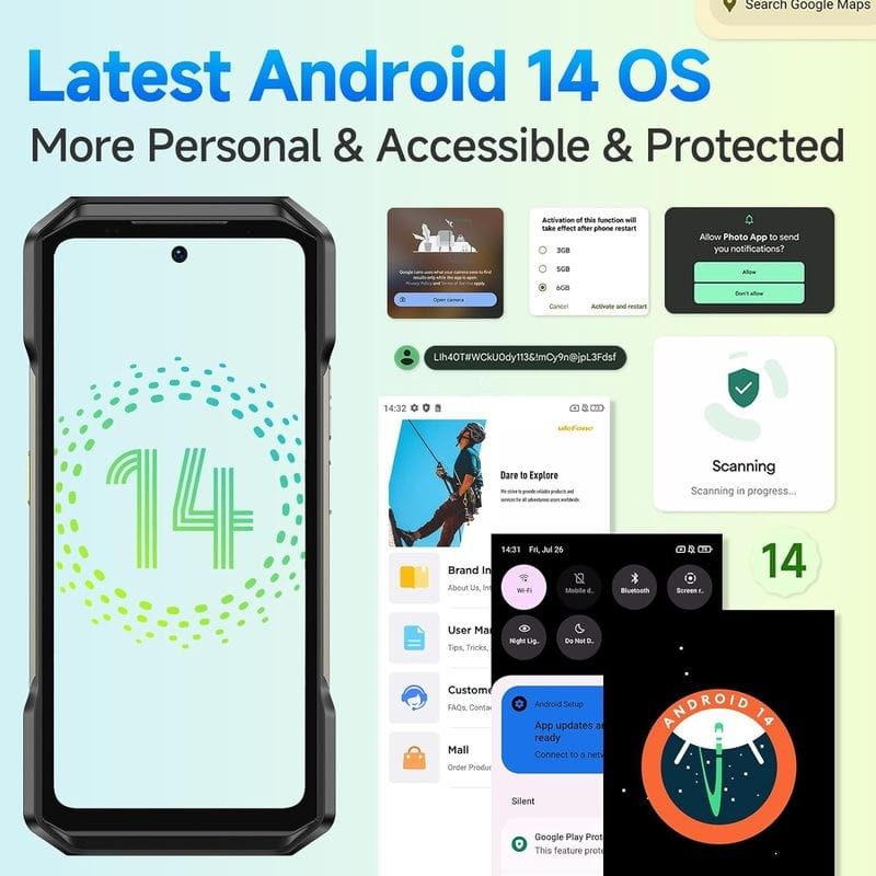 Ulefone Armor 27 12GB/256GB Preto - Telefone Robusto - Item7