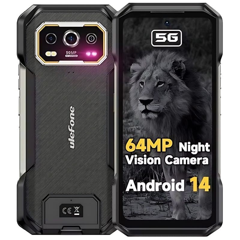 Ulefone Armor 27 Pro 5G 12 Go/256 Go Noir - Téléphone portable robuste - Ítem
