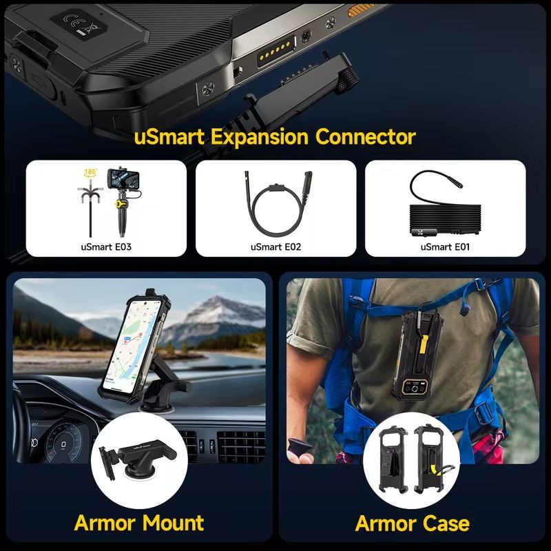 Ulefone Armor 27 Pro 5G 12 Go/256 Go Noir - Téléphone portable robuste - Ítem10