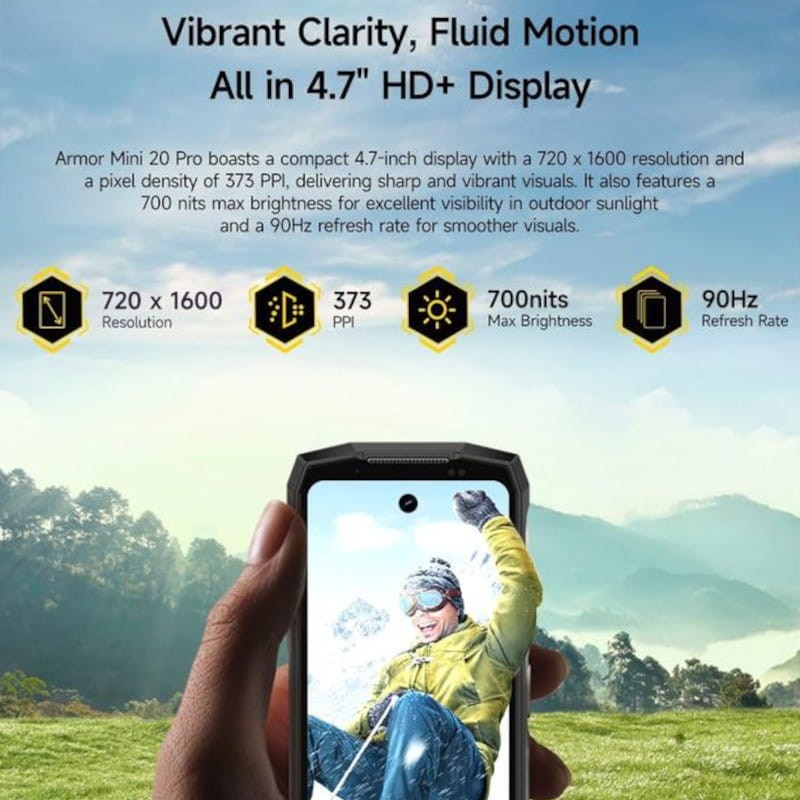 Ulefone Armor Mini 20 Pro 5G 8 Go/256 Go Noir - Téléphone portable - Ítem4