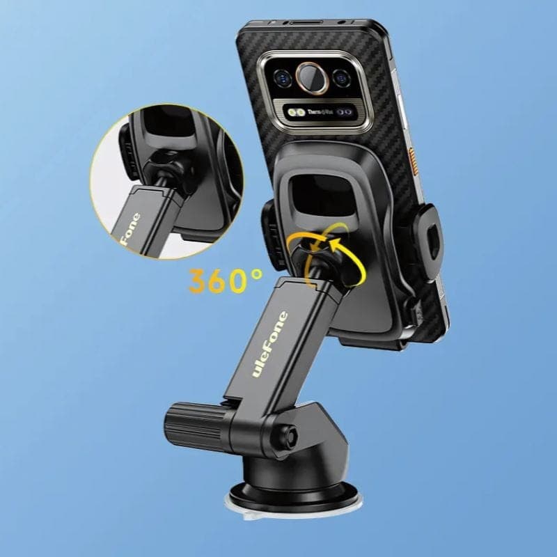 Detalle de la rotación de 360 grados del Ulefone Armor Mount Next Gen Thick
