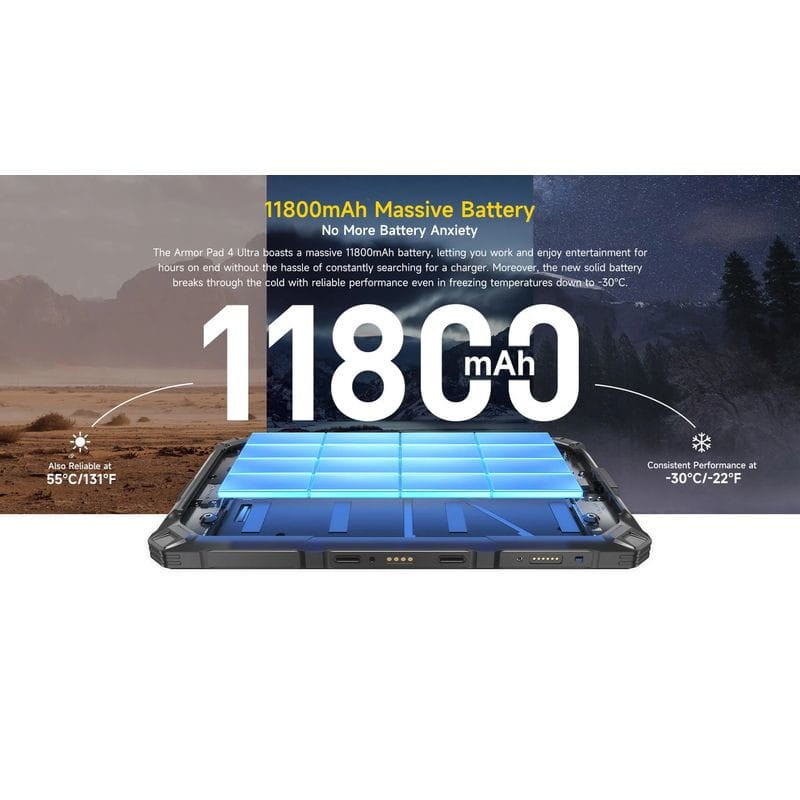 Ulefone Armor Pad 4 Ultra 5G 13.3 8GB/256GB Preto - Tablet robusto - Item11