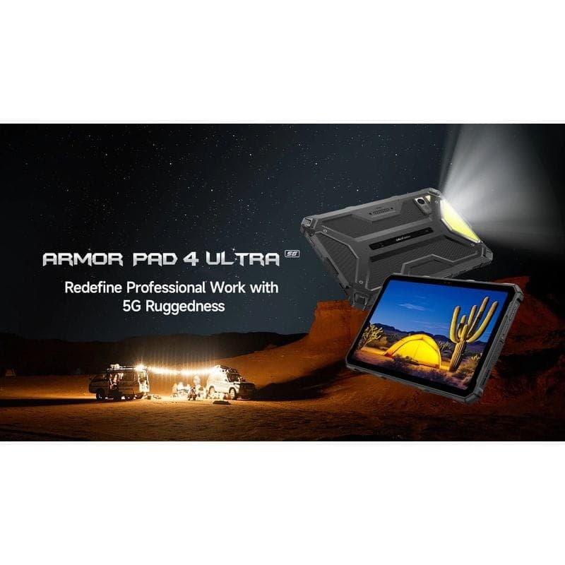 Caratéristicas de Ulefone Armor Pad 4 Ultra 5G 13.3 8GB/256GB Preto - Tablet robusto
