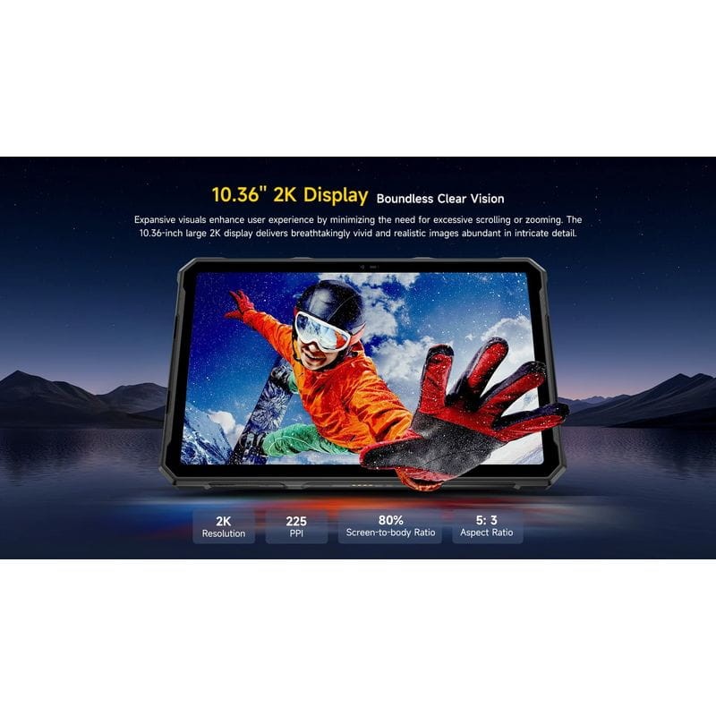 Ulefone Armor Pad 4 Ultra 5G 13.3 8GB/256GB Preto - Tablet robusto - Item6