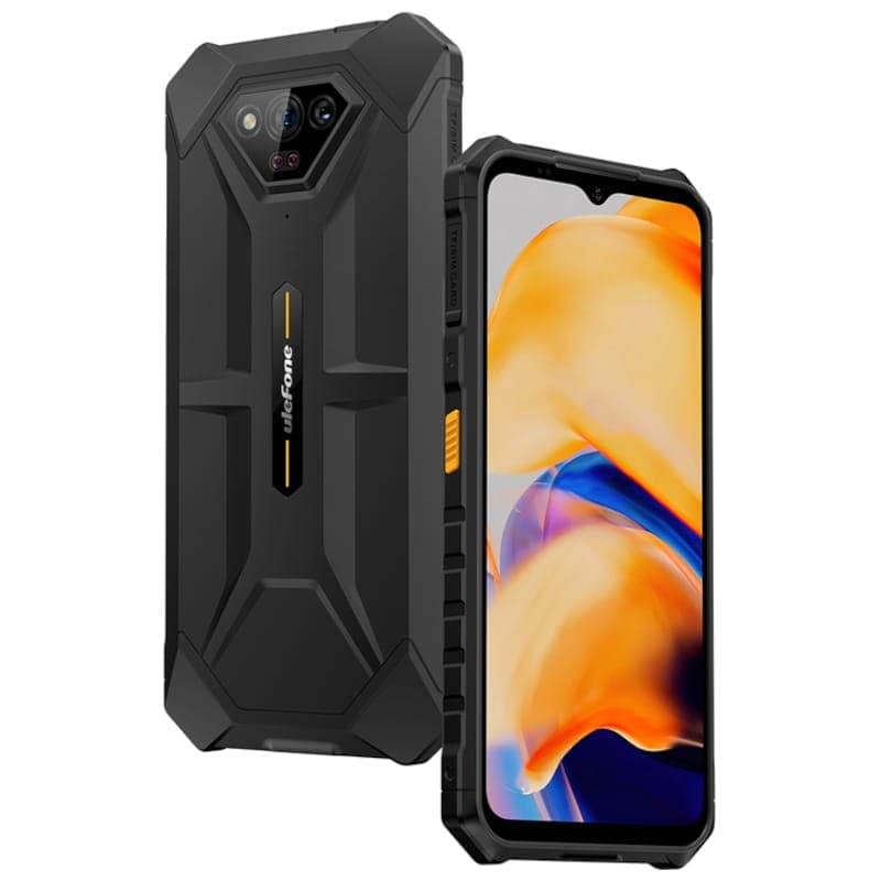 Vue de face, arrière et latérale du Ulefone Armor X13 6 Go/64 Go Noir