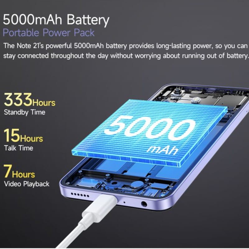 Ulefone Note 21 4GB/128GB Negro - Teléfono Móvil - Ítem13