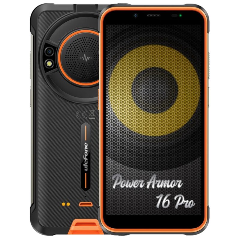 Ulefone Power Armor 16 Pro 4GB/64GB Laranja - Telemóvel - Item