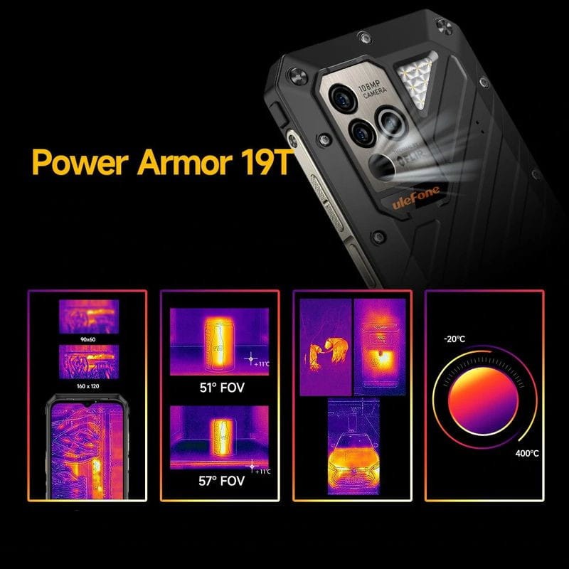 Ulefone Power Armor 19T 12GB/256GB Negro - Teléfono Móvil - Ítem4
