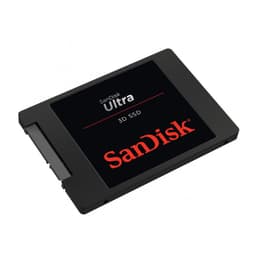 SanDisk Ultra 3D 2.5 500 GB SATA III - Disco rígido SSD deitado