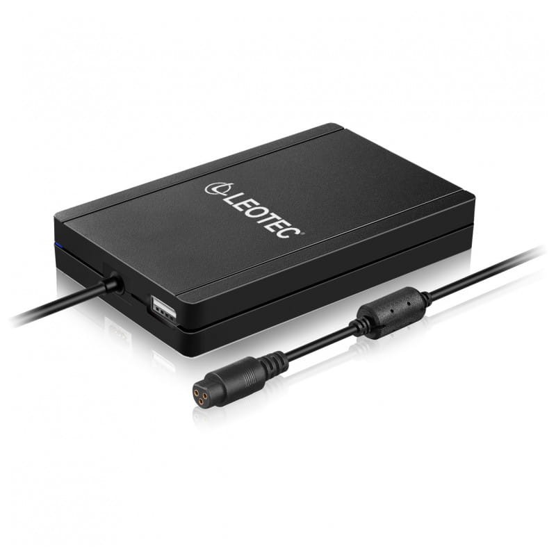 Leotec Ultraslim LENCSHOME11 90W HUB USB Negro - Cargador universal - Ítem