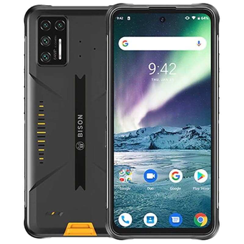 Smartphone Umidigi Bison - Noir & Jaune - prix tunisie