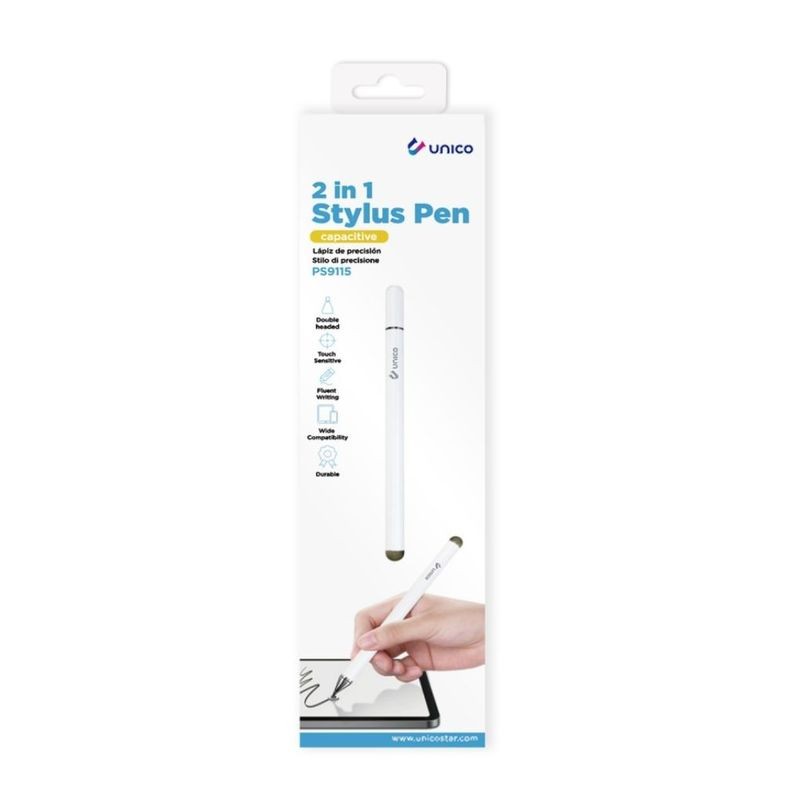 Lápiz Táctil Pasivo Unico PS9115 Blanco - Ítem1