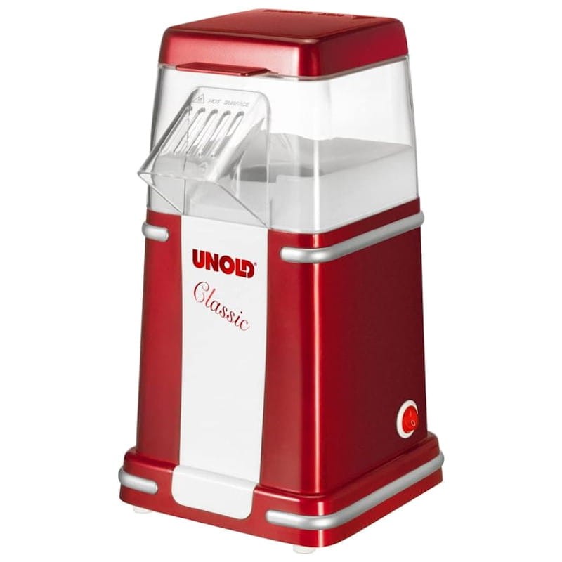 Unold Classic Popcorn Maker Rouge/Argent/Blanc - Ítem1