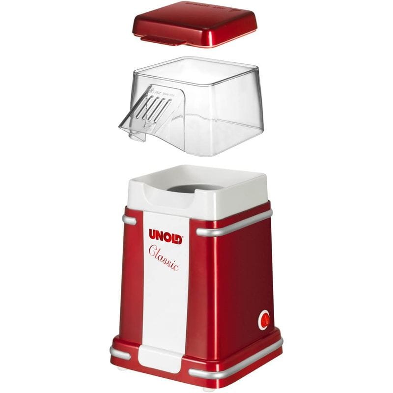 Unold Classic Popcorn Maker Rouge/Argent/Blanc - Ítem2