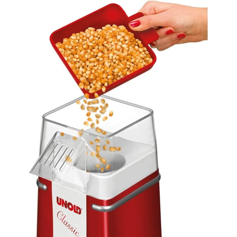 Unold Classic Popcorn Maker Rouge/Argent/Blanc - Ítem3
