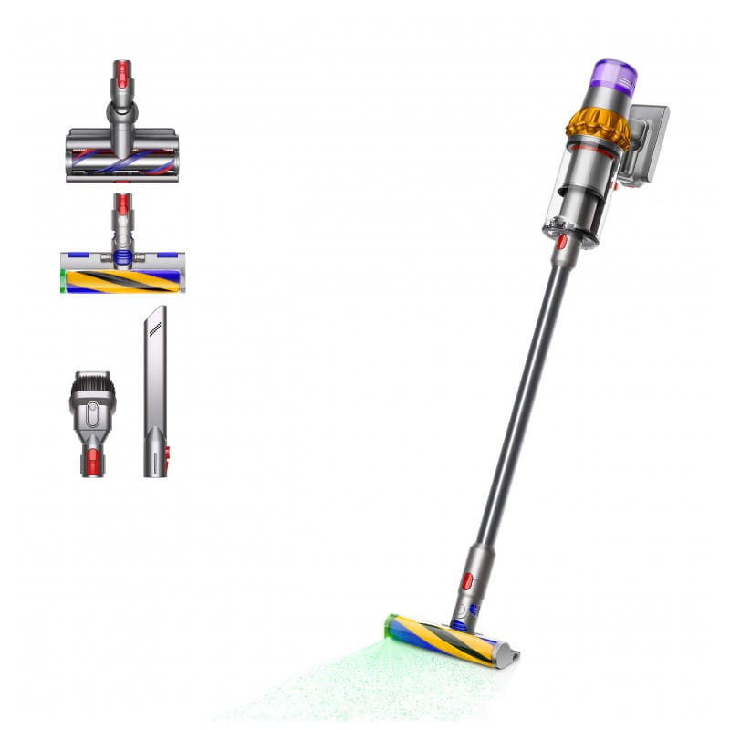 Dyson V15 Detect Absolute Niquel, Amarillo - Sin Bolsa/ Sin cable - Ítem