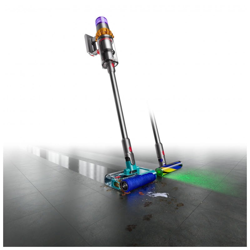 Dyson V15s Detect Submarine Nickel, Jaune - Aspirateur Sans Sac/Sans Fil - Ítem1