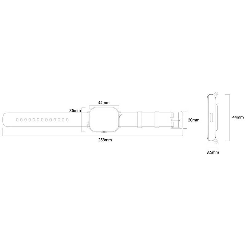 Reloj Inteligente Vastking Fit M3 Negro - Ítem5