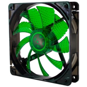 Ventilateur boîtier NOX CoolFan 12cm LED Vert