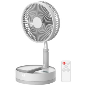 Portable Fan P10 with LED light rechargeable USB