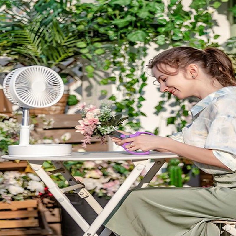 Ventilateur P11 portable avec éclairage LED rechargeable USB - Ítem6